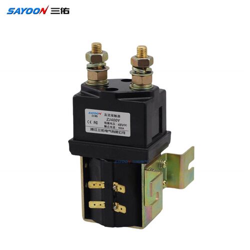 ZJ400Y/12F浙江三佑直流接触器电动车继电器DC12V24V36V48V60V