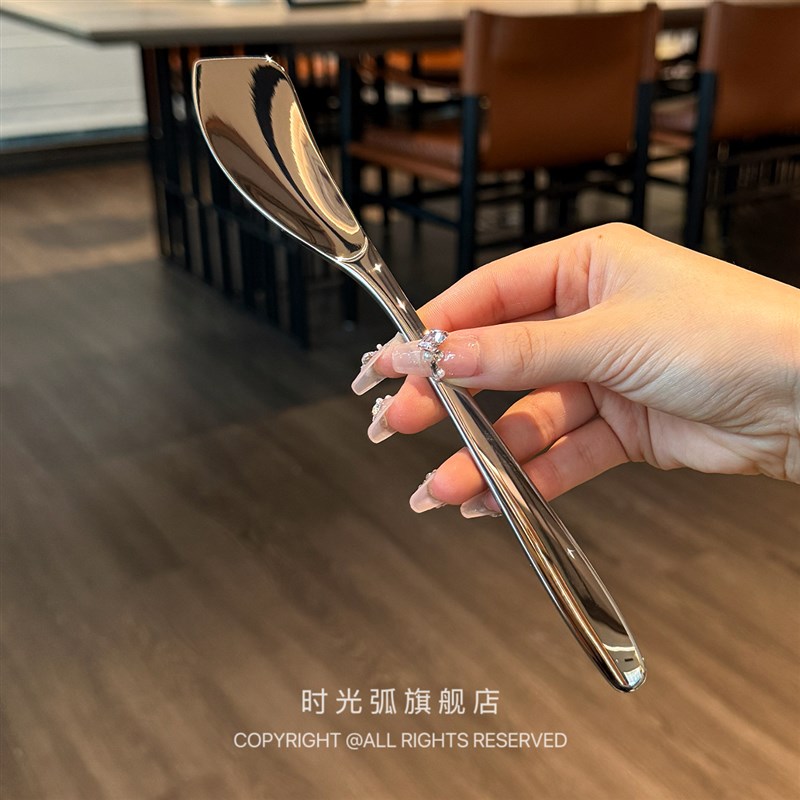 黄油刀果酱抹刀18/10不锈钢牛油刀吐司花生抹酱刮刀涂奶油烘焙