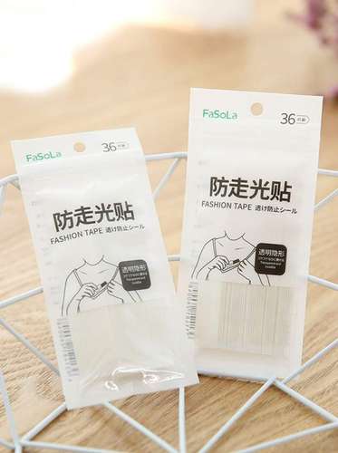 日用胸部防滑贴防走光贴神器领口透明衣服固定魔术贴贴片粘合透气