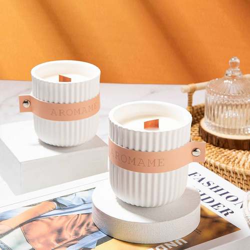 少女心~ins风可爱花朵手工香薰蜡烛 卧室桌面装饰摆件小众伴手礼