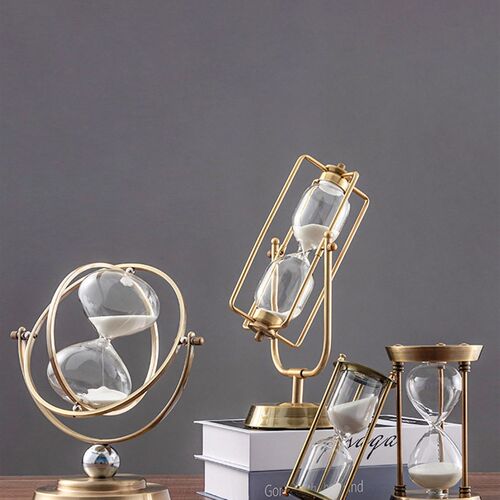 极速北欧沙漏计时器摆件创意个性家居办公桌客厅电视柜桌面轻奢装