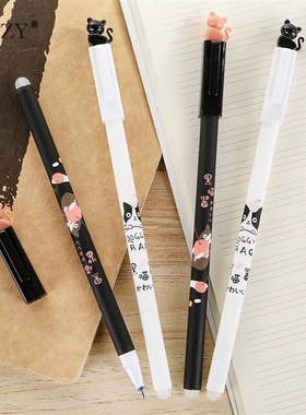 25Pcs/Lot Cat Erasable Pen Set Cute nicorn Pens Washable Gel