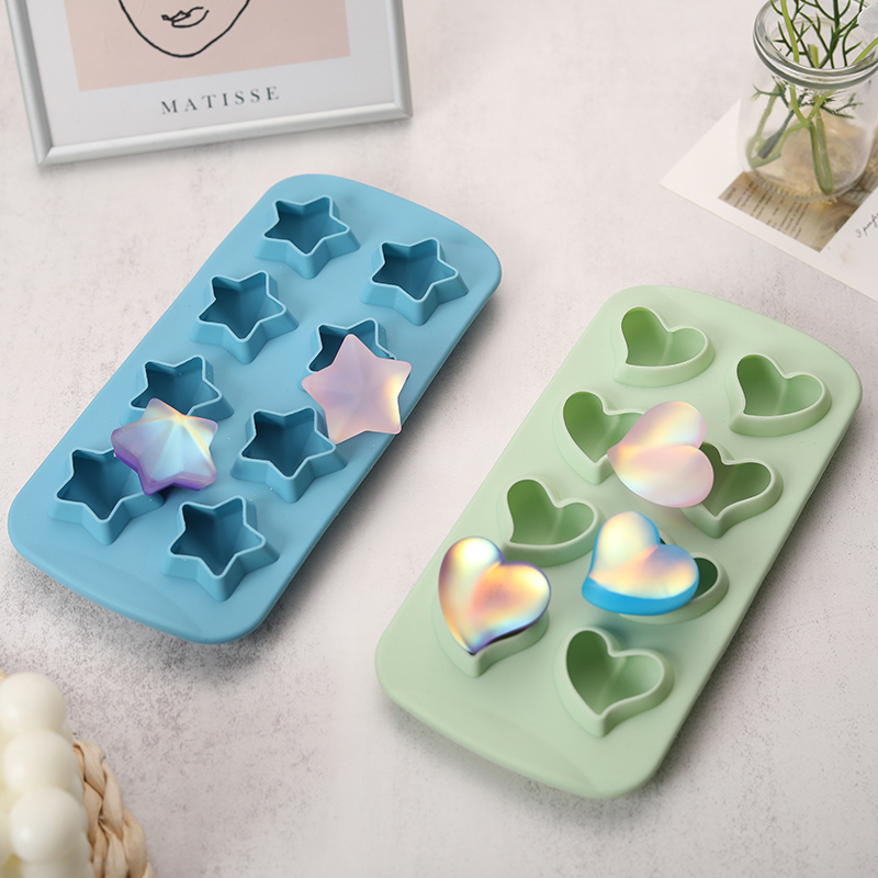 多多乐手工水晶滴胶DIY硅胶模具磨砂星星爱心香薰石膏冰格磨具