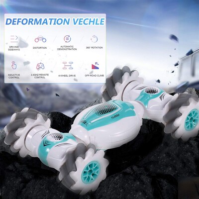 2022 NEW S-012 RC Stunt Car Remote Control Watch Gesture Sen