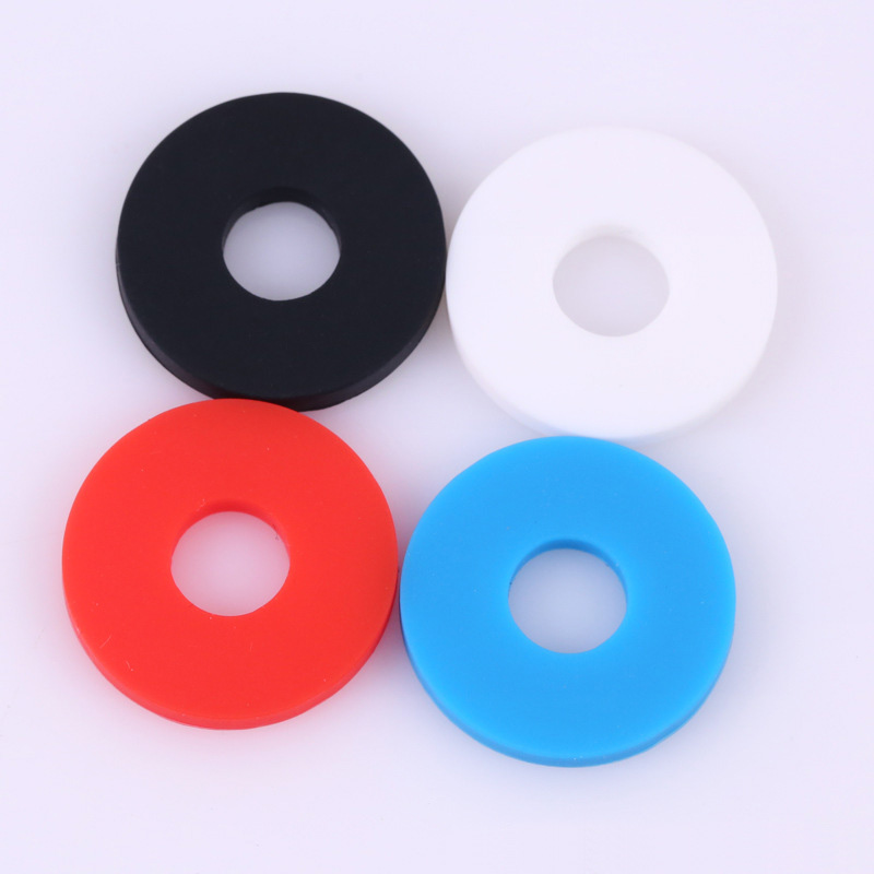 2pcs Guitar Strap Block Rubber Safety Lock Washer Acoustic E