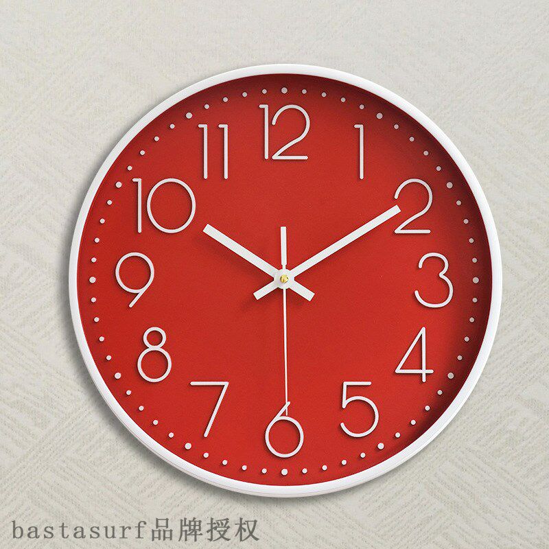 30cm modern simple clock household clock wall clock living