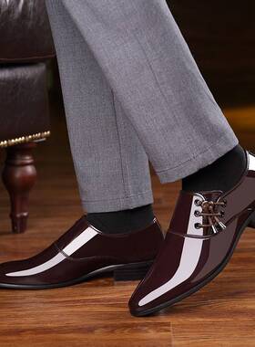 Leather shoes for mens business casual shoes