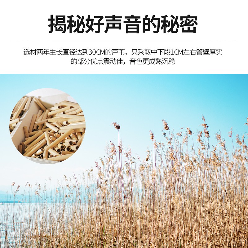 新忠单簧管黑管降e调中音萨克斯哨片降b次中音高音初学者乐器配件