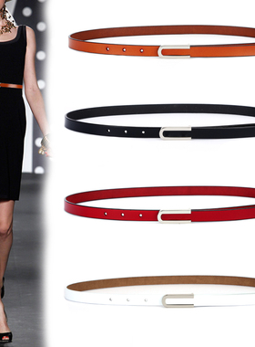 High Quality Real Cowskin Leather Belt Fashion Alloy Buckle