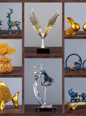 酒柜摆件客厅2021新款家里柜子装饰品家庭桌面感小物件摆设品