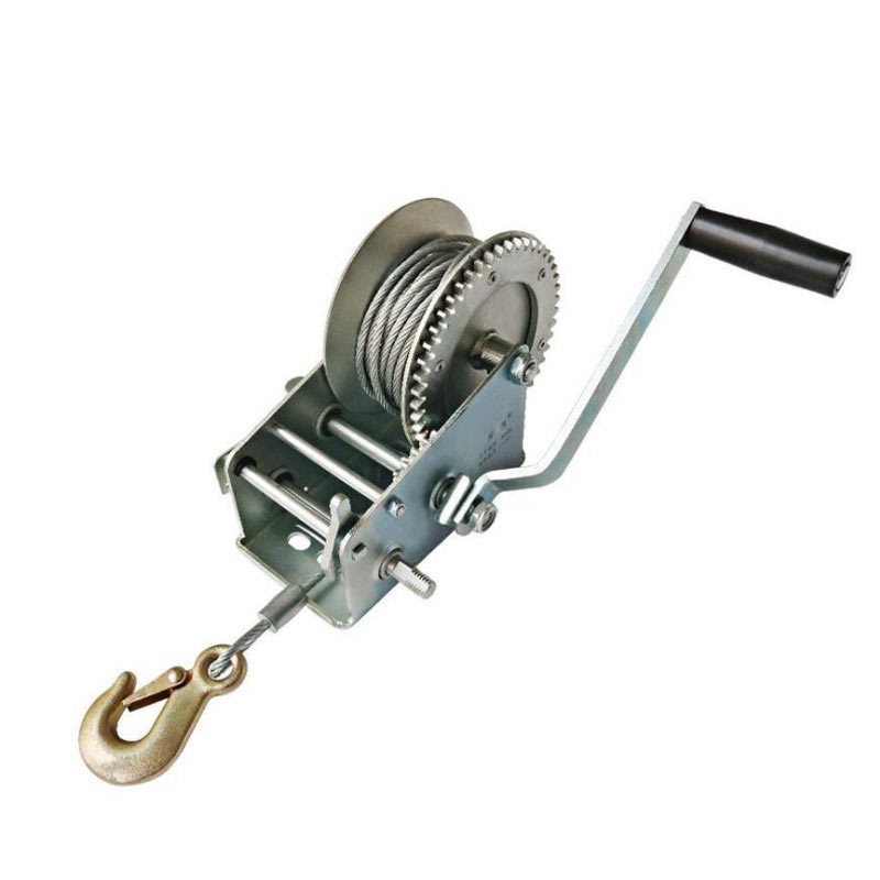 厂销新供应邦强手摇绞盘钢丝绳手动绞盘织带手摇绞盘手动卷扬机品