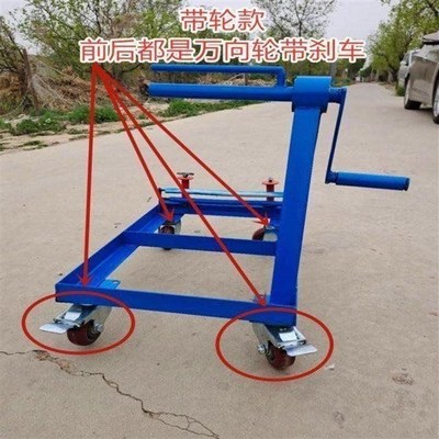 新品水带收卷器水带收卷器收水管神器管子卷管电动自动胶管整理器