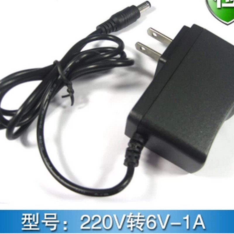 厂家直销DC6V1A 电源适配器6V1000MA 电子血压计电源 接口5.5x2.1