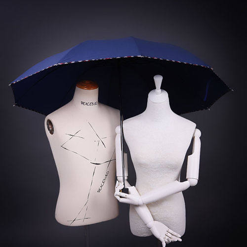 极速十骨大号雨伞女士男士两用双人晴雨伞三折叠加遮阳防紫外线