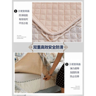 通用布艺 一套l型贵妃 四季 极速四米双飞沙发垫套罩U型双贵妃欧式