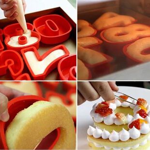 Mold Birthday 极速Number Cake Baking Tin Silicone Pan