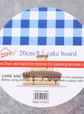 *5 Sizes Round Cake Display Board Stand Holder Strong Base W