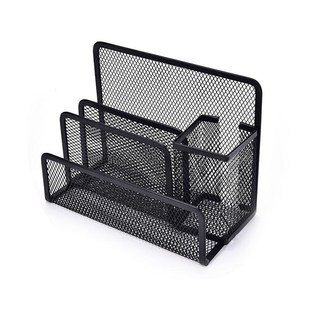 Mesh Desk Organizer Multi Holder Metal Pen Statio functional