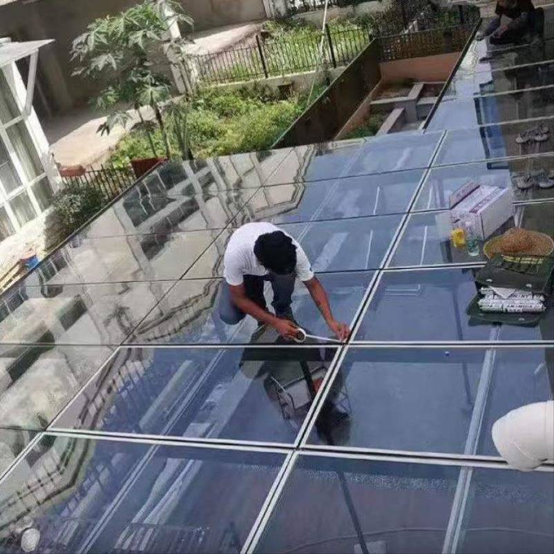 有机玻璃阳台雨棚pc透明亮瓦片阳光耐力板硬塑料板房屋顶采光