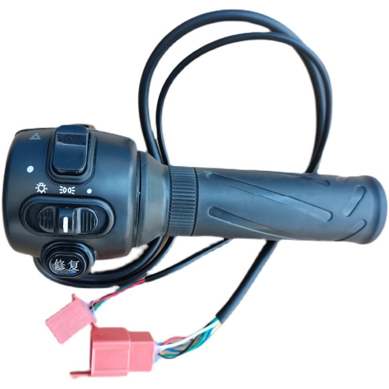 国威电动车原装厂电瓶调速转油门把手鼓碟刹小龟组合开关总成双闪