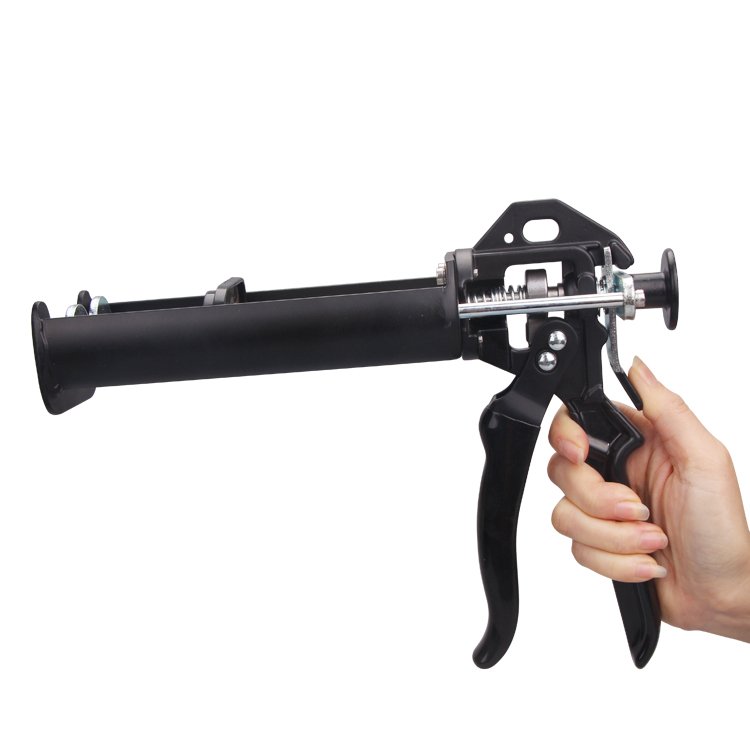 。ab手动胶枪金属推胶器省力打胶工具b200ML双液胶枪1:1胶筒专用