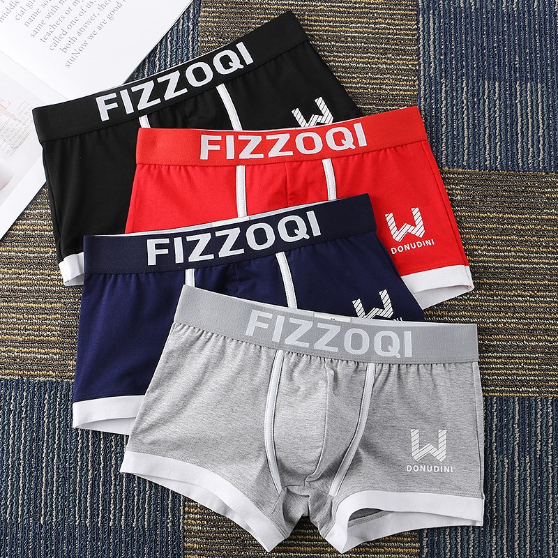 4-packs Men Underwear Boxer Male Men's Boxer For Mens Pa