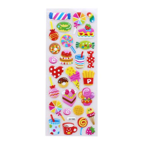 极速Kds Stckers 40 20 Dfferent Sheets 3D Puffy Bulk Stckers