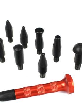 DIY Paintless Dent Repair Kit Metal Tap Down Pen with 8 Hea