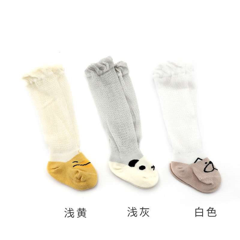 极速网红初生宝宝夏季超薄长筒过膝袜儿男婴儿夏天中筒袜松口长袜