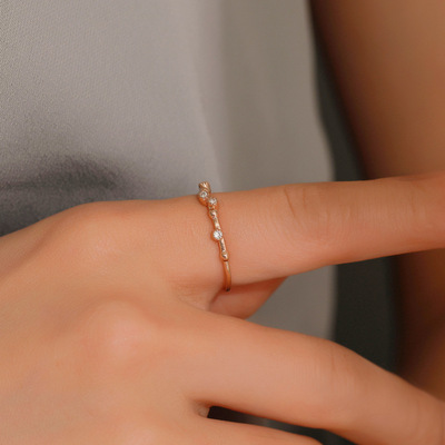 Korean fashion hand decoration simple diamond inlaid elegan