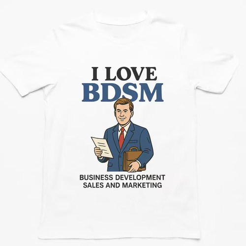 i love Bdsm funny t-shirt很喜欢商业美式短袖T恤男2026宽松休闲