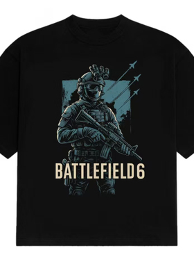 BATTLEFIELD 6 T-SHIRT GAME 游戏战地6短袖T恤男休闲2026夏新款