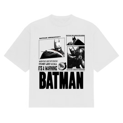 BATMAN T-SHIRT 蝙蝠侠美式卡通动漫T恤男休闲宽松2026夏新款青春