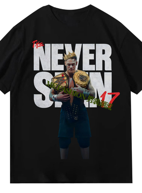 THANK YOU MEN'S BLACK JOHN CENA T-SHIRT谢谢您塞纳纪念T恤2025