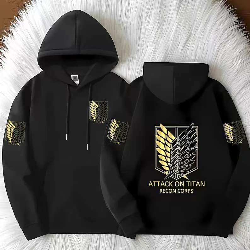 ATTACK ON TITIAN HOODIE SWEATSHIRTS 进击的巨人连帽卫衣男女冬