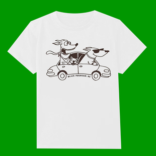 DOG ROAD TRIP T SHIRT FUNNY DOG ADVENTURE PUPPY GRAPHIC TEE