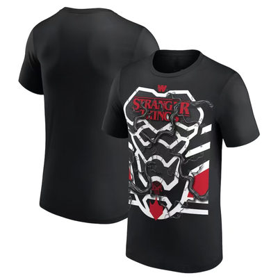 MEN'S BLACK PENTA WWE X STRANGER THINGS T-SHIRTS 2026