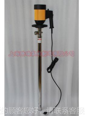 瑞牌手提式电动抽液泵SB-6不锈油钢桶泵 立式抽156液插 酷桶泵