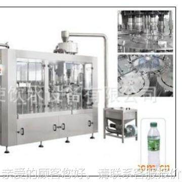 全自动1500瓶型灌产732装机小 三合一PET瓶装水灌装机小瓶灌装全