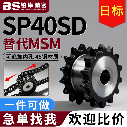双驱链轮假双排链轮SP40SD