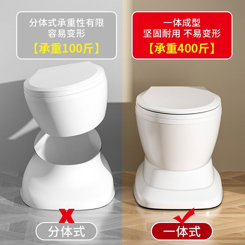 速发德国蹲便改坐厕孕妇专用坐便椅老人室内简易坐便器可移动防臭