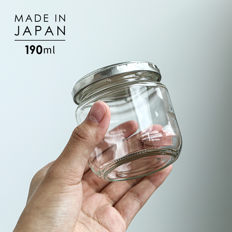 速发瓶冢硝子瓶璃密封罐家用果酱燕窝分装玻梅森石储物罐