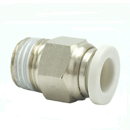 速发白色气5快速接头气管快插螺纹直通PC4PC6PC8PCM0PC12-1动工具