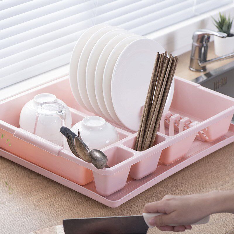 速发碗碟收纳架沥水碗架晾碗放碗筷洗盘收纳盒碗柜用品厨用家房置