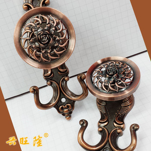 速发电镀锌合金玫瑰之星窗帘墙钩韩版挂钩壁钩绑带绑球1.8元一对