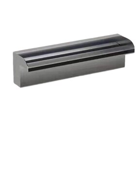 速发不锈钢瀑布循水口装饰庭院假山鱼池墙环流水墙水幕出人造跌水