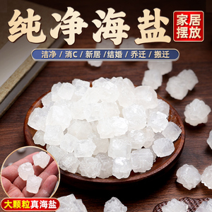 速发粗盐净宅御守盐海盐摆件乔迁新居大小粒盐搬家结所卫婚间厕生
