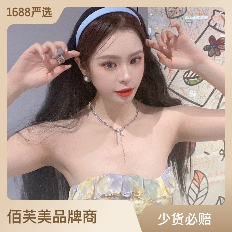 速发跨境电商夏季可款发箍半头套假发玉米烫不新拆色浅蓝卸发箍长
