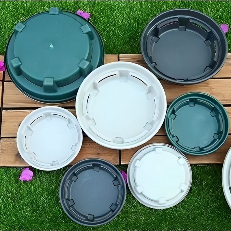 速发加仑盆塑料花水托盘垫高花盆底托盆托透气花托座底接盆