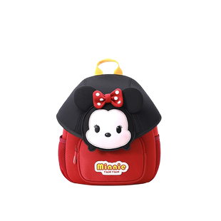 Disney/迪士尼可爱儿童幼儿园书包男女孩米妮超轻双肩包米老鼠包